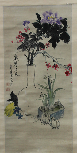 Chinese Hanging Scroll Painting