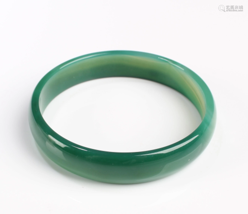 Chinese Agate Bangle