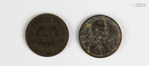 A Group of Two Chinese Coins