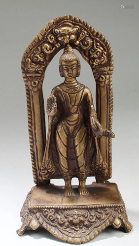 Chinese Bronze Buddha Statue