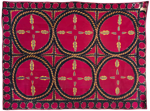 A TASHKENT SUZANI, TASHKENT, 19TH CENTURY