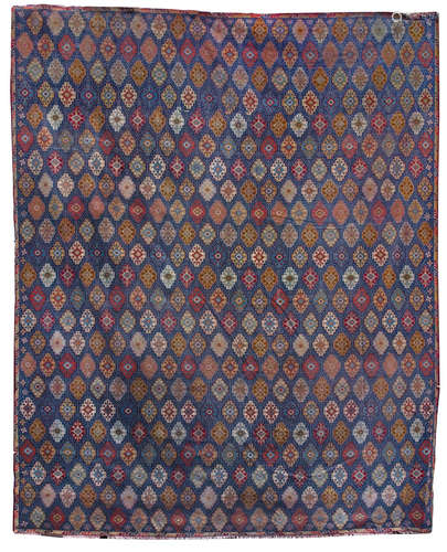 A LARGE CAUCASIAN RUG, 19TH CENTURY