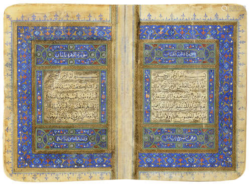 A TIMURID QURAN, DATED 743 AH/1343 AD