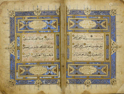 A LARGE OTTOMAN QURAN, TURKEY, DATED 1093 AH/1682 AD