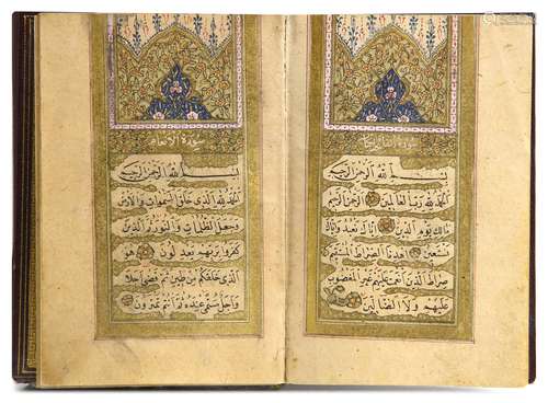 AN OTTOMAN PRAYER BOOK, SIGNED MUHAMMAD NURI STUDENT OF HUSAYN WAHBI, TURKEY, DATED 1244 AH/1828 AD