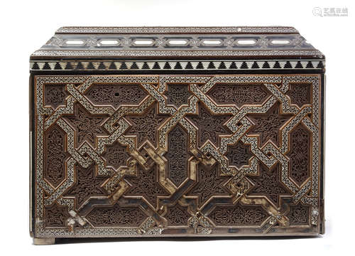 A MAGNIFICENT MERINID-STYLE CASKET, MOROCCO, EARLY 20TH CENTURY