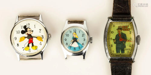 Disney & Dick Tracy Wristwatches