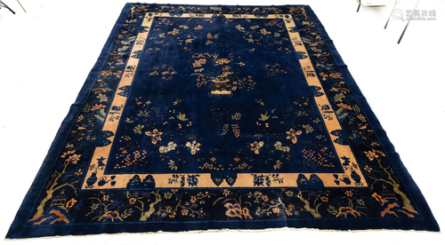 Antique Chinese Art Deco Carpet