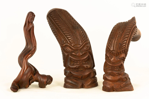 Three Tribal Carvings