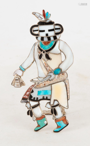 Sterling Zuni Figure