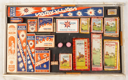 Vintage Salesman Sample Firecracker Packs …