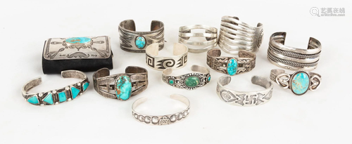 Vintage Navajo Sterling Bracelets