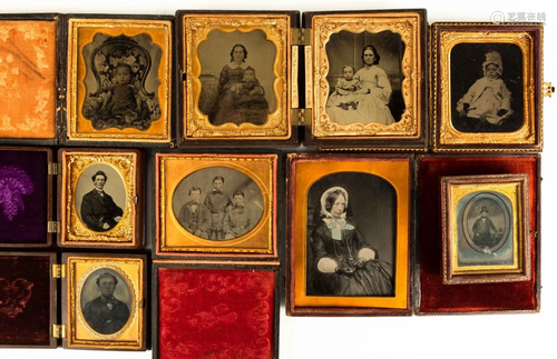 Group of Various Tin Types, etc.