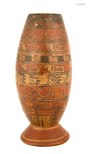 Cylindrical Polychrome Vessel, Nicoya…