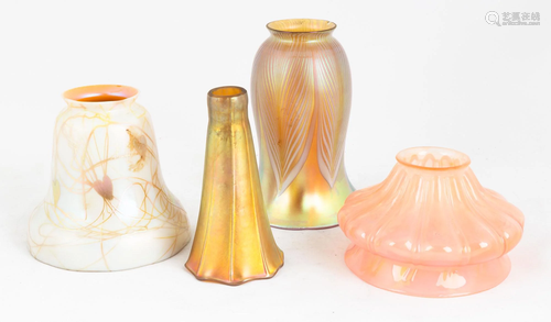 Four Artglass Shades