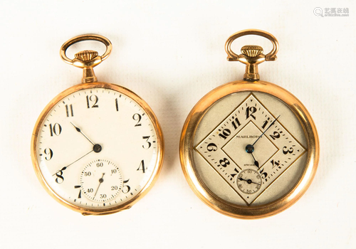 Election Gold Pocket Watch & Raymond Gold Pl…