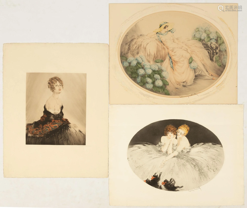 Group of Louis Icart Prints