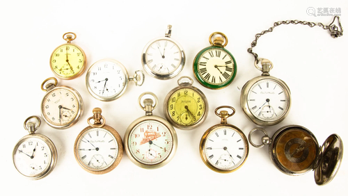 Group of Various Pocket Watches and Sun D…