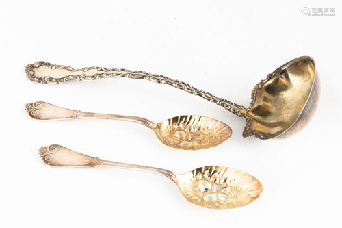 Two Tiffany and Co. Sterling Serving Spoons