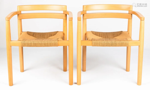 Pair Danish Armchairs By CM-HAARBY