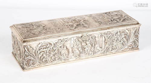 Dutch Repoussé Silver Box