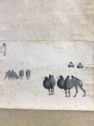 According to WU ZUOREN \nCamels of the Gobi Desert …