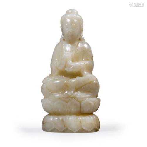 SUBJECT IN NEPHRITE JADE CARVED IN THE EFFIGY OF B…