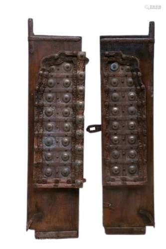 CARVED WOODEN SHUTTERS \nIndia, 19th or 20th centur…