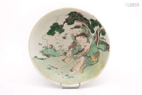 PORCELAIN BOWL ADORNS THE HOHO BROTHERS \nChina, Qi…