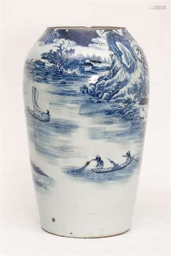 BLUE WHITE PORCELAIN VASE \nChina, 19th or 20th cen…