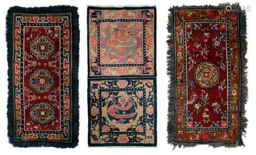 SET OF THREE (3) MATS \nChina and Tibet, 20th centu…