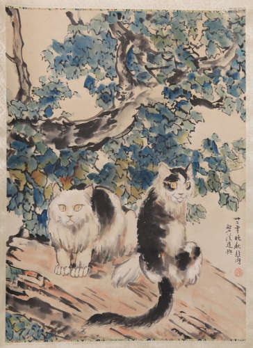 Xu Beihong Cat Painting
