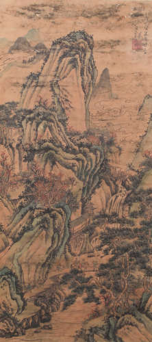 Qing Dynasty Wang Duo Painting