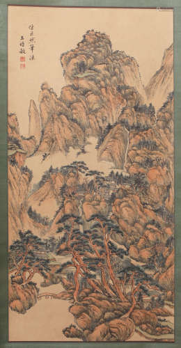 Qing Dynasty Wang Shimin Painting