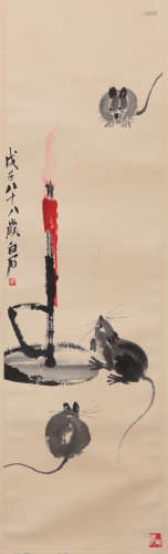 Qi Baishi Candle Painting