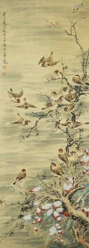 Bolong Yan Flower Bird Painting