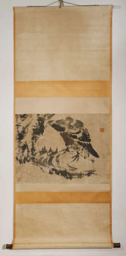 Ming Dynasty Bada Shanren Eagle Painting
