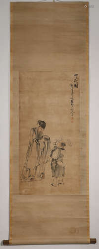 Qing Dynasty Huang Shen Figure Painting