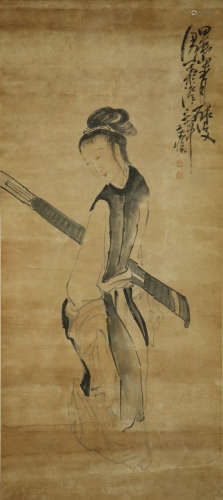 Qing Dynasty Huang Shen Figure Painting