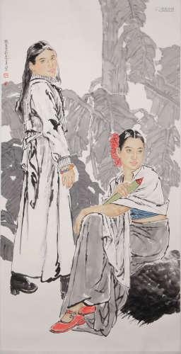 Wang Gensheng Figure Painting