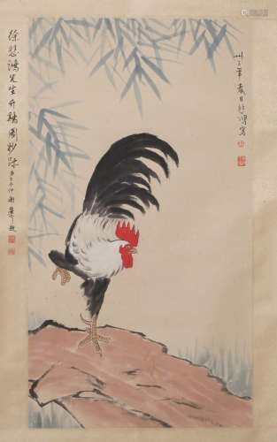 Xu Beihong and Xie Zhiliu Chicken Painting