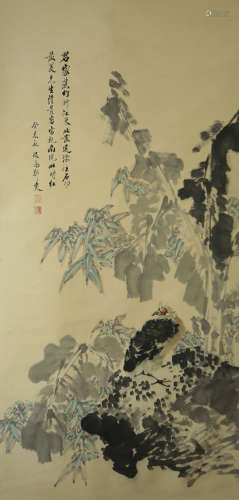 Zheng Xie Flower Bird Painting Painting