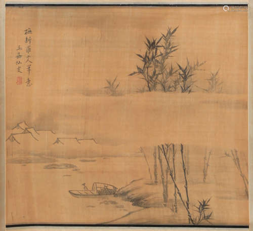 Qing Dynasty Gai Qi Painting