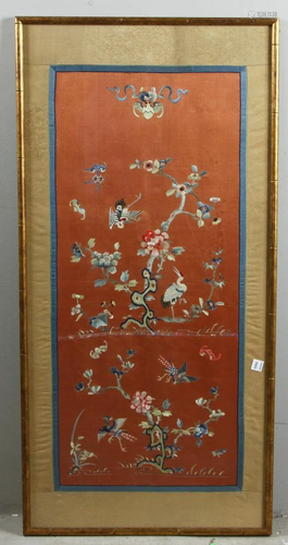 Chinese Embroidery Panel