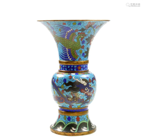 Chinese Cloisonne Vase