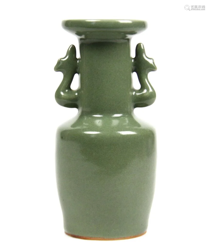 A Chinese Longquan Celadon Vase