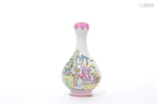 A Rare Chinese Enamel Porcelain Vase