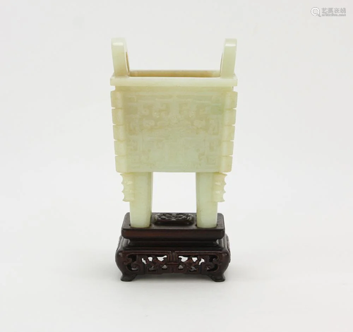 18thC Chinese Jade Censer