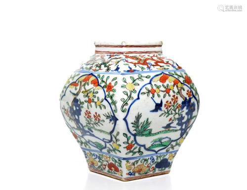 A Fine Chinese Famille Verte Jar