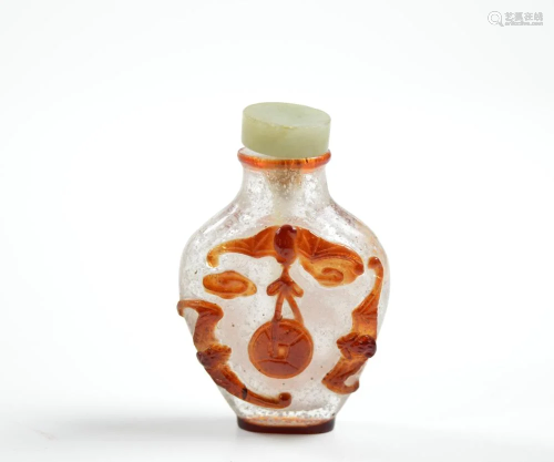 Chinese Peking Glass Snuff Bottle